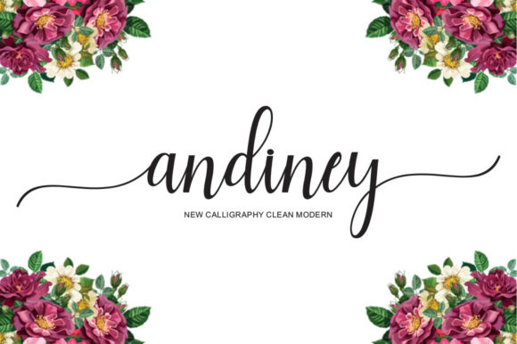 Andiney Script: A Clean Typeface for Makers