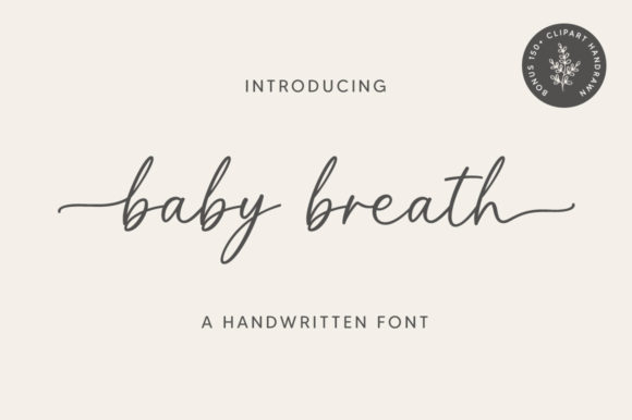 Baby Breath: A Graceful Script Font for Editorial Design