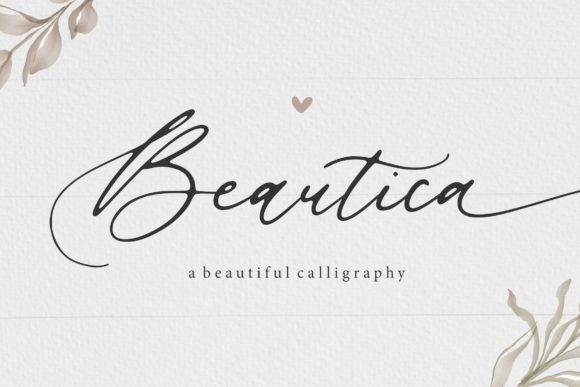 Beautica Beautiful Calligraphy Font for Marketers