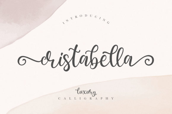 Cristabella: A Handwritten Font for Editorial Design