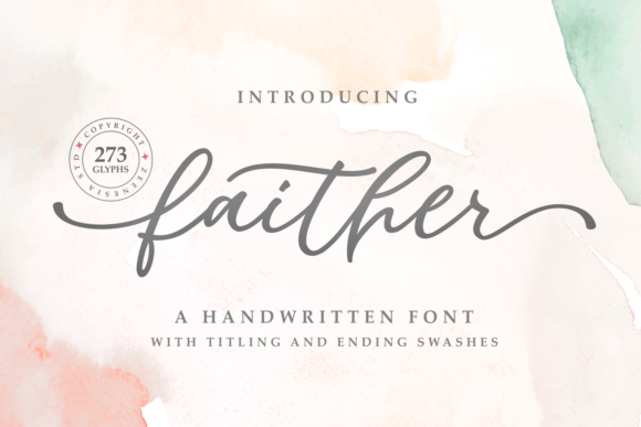 Faither Font: A Graceful Typeface for Modern Branding