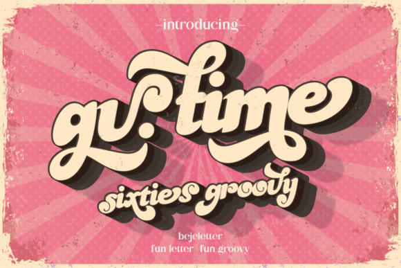 Gv. Time: A Bold Handwritten Font for Your Brand