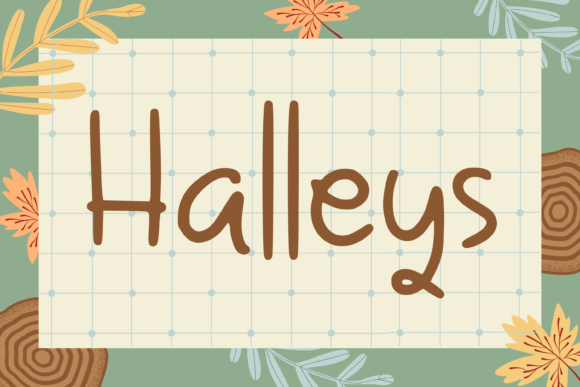 Halleys: A Delicate Handwritten Font for Editorial Design