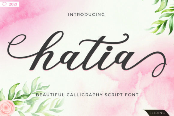 Hatia Script Font for Small Business Branding