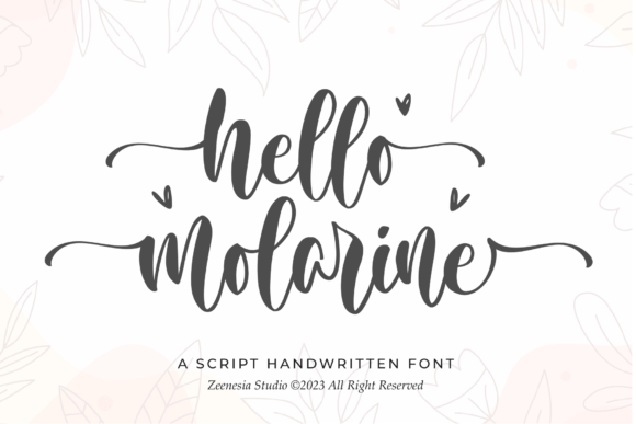 Hello Molarine Font: Elevate Your Campaign Typography