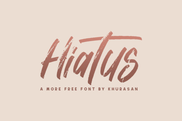 Hiatus Font: Modern Handwritten Type for Web Design