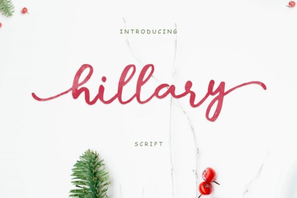 Hillary Script: A Playful Typeface for Branding