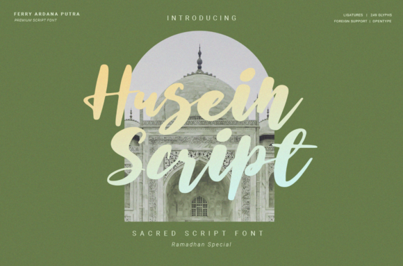 Husein Script: The Handwritten Font for Marketers