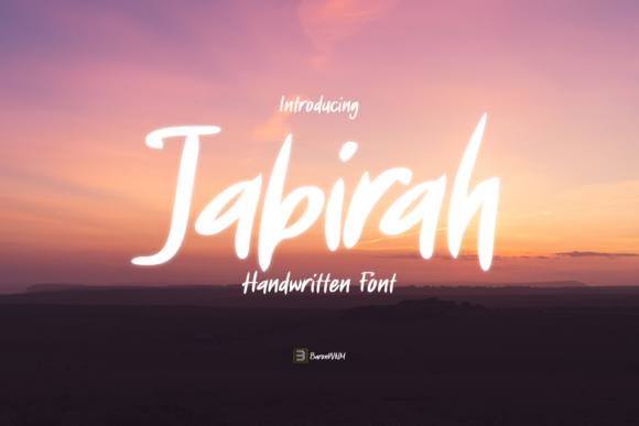 Jabirah: A Brushed Script Typeface for Editorial Design