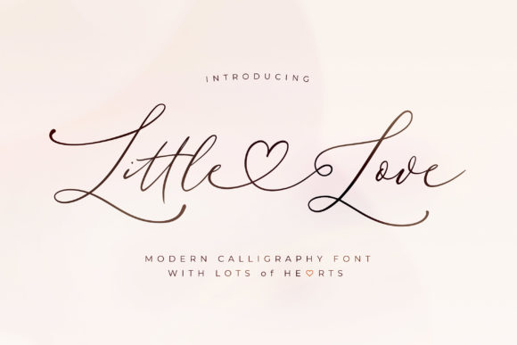 Little Love: A Refined Script Font for Editorial Design