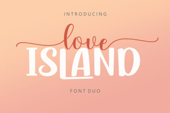Love Island Duo: A Modern Font for Digital Brands