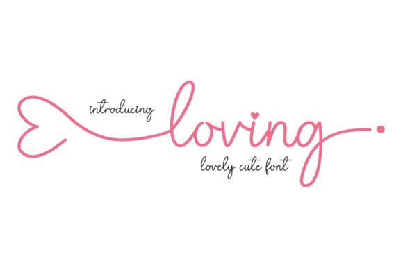 Loving Font: Elegant Script for Editorial Design