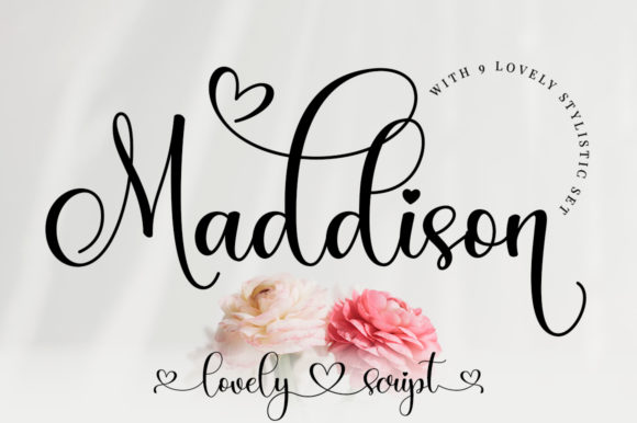 Maddison: A Sweet Script Font for Branding