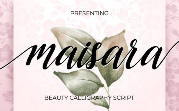 Maisara Script: A Slim Typeface for Modern Promo Campaigns