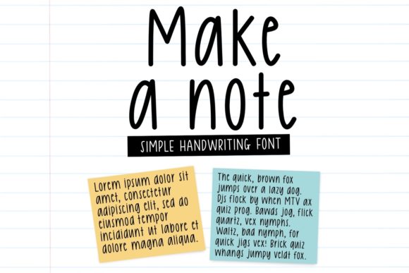 Make a Note Font: A Designer’s Review