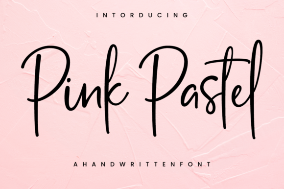 Pink Pastel: A Delicate Script Font for Elegant Branding