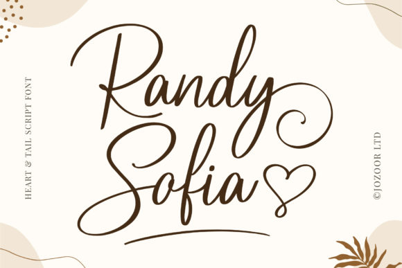 Randy Sofia Typeface for Editorial Design