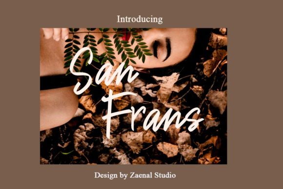 San Frans: A Playful Handwritten Font for Crafters