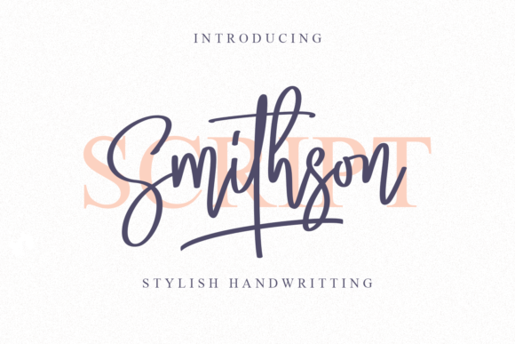Smithson: A Modern Handwritten Font for Web Design