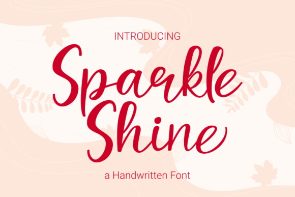 Sparkle Shine: A Handwritten Font for Editorial Design