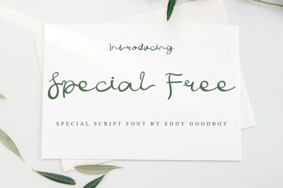 Special Free: The Handwritten Typeface for Bold Marketing