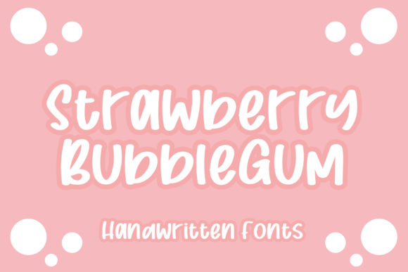 Strawberry Bubblegum: A Playful Font for Web Design